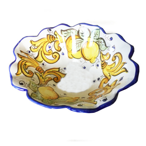 Decoration baroque mezzo fondo blue