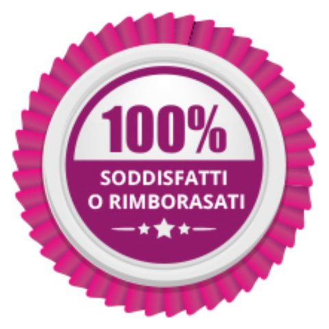 100% Soddisfatti o Rimborsati - Prodotto Garantito