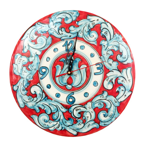 Orologio da tavolo - Arte in Ceramica Vietrese