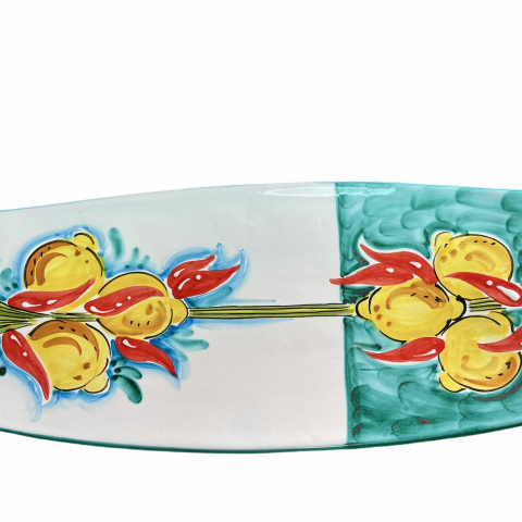 Piatti Rettangolari Sushi Decoro Peperoncini