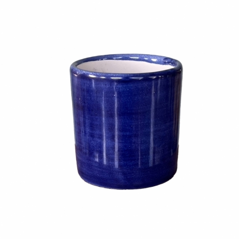 Bicchiere in ceramica di Vietri Forma Cilindrica, colorati.