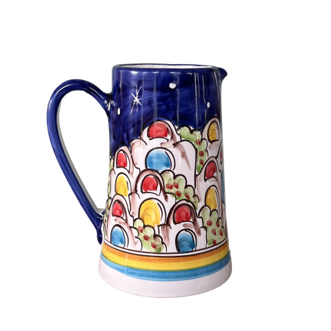 Brocca Caraffa Conica Decoro Casette